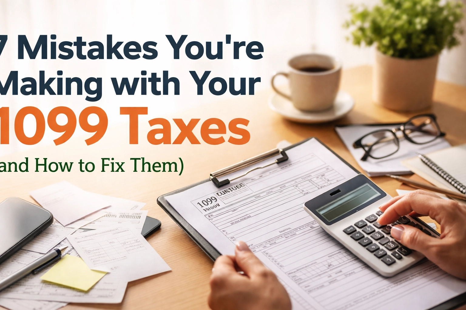 7 Mistakes You're Making with Your 1099 Taxes (and How to Fix Them)
